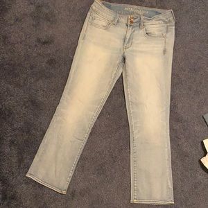 American Eagle, crop pants, jeans, size 8